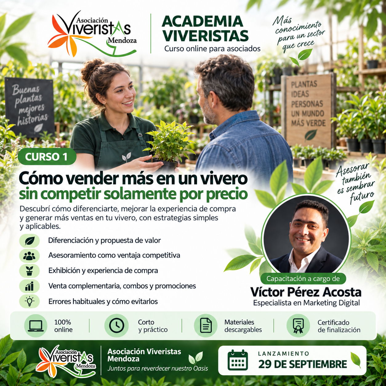 Cómo Vender Más en un Vivero Sin Competir Solamente por Precio